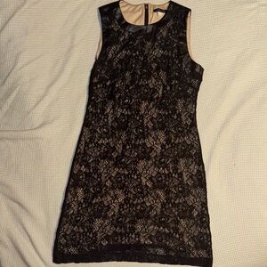 Tommy Hilfiger Elegant Black Lace Sleeveless Dress size 8